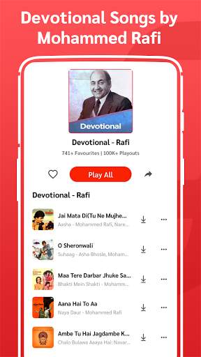 Mohammed Rafi Gane, Songs, Purane Gane,Qawwali MP3 screenshot 7