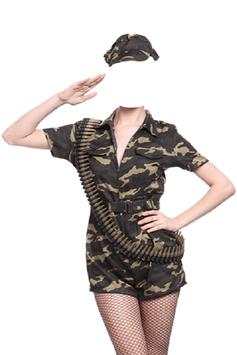 Army Women Photo Suit screenshot 3