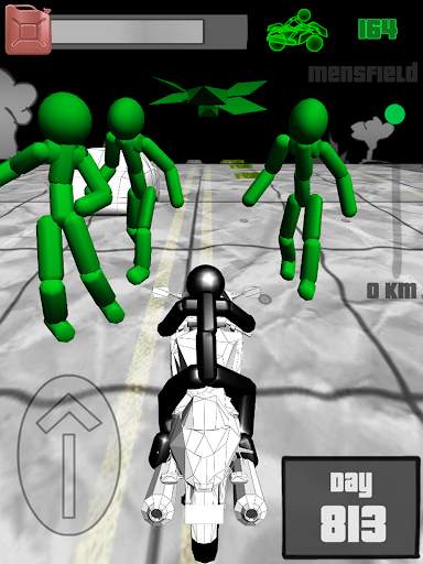 Stickman Zombie: Motorcycle Ra screenshot 19