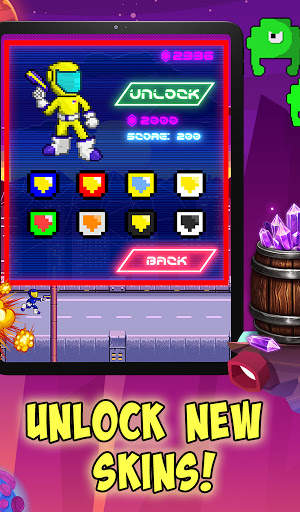 Hop Shot: Alien Attack Game - 2D Space Shooter screenshot 16