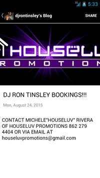 DJ RON TINSLEY screenshot 2