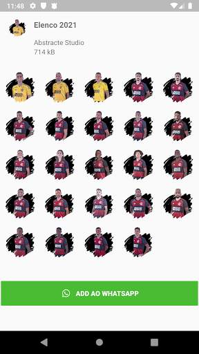 Flamengo Stickers 1 تصوير الشاشة