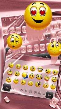 Luxurious Rose Gold Keyboard screenshot 3