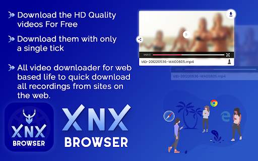 Xnx Browser: Sax Video Download screenshot 1