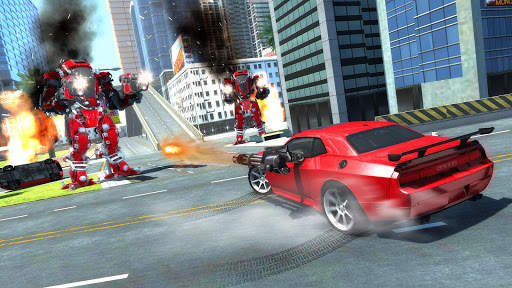Tiger Robot Car Transformation Game Robot Car Game screenshot 7