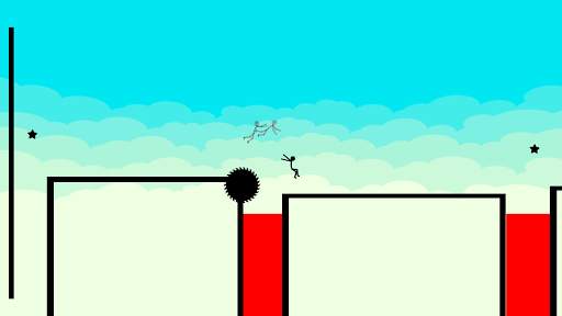 Stickman Parkour Platform - 2D Ninja Fun Race screenshot 4