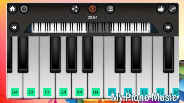 Piano Keyboard screenshot 3