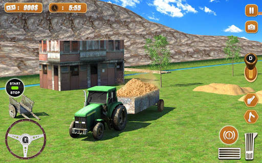 Tractor Farm & Excavator Sim screenshot 5