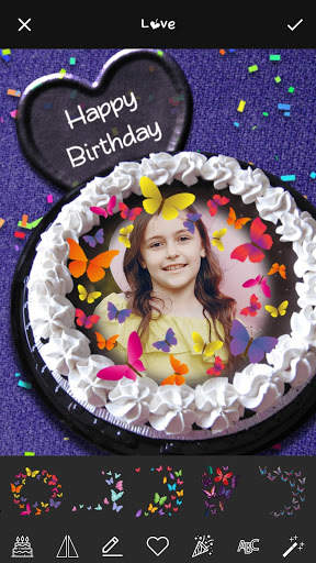 Name Art On Birthday Cake: Focus Filter Maker App screenshot 4