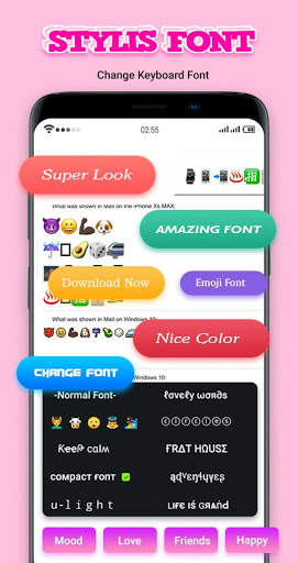 Fancy Style Keyboard - Cool Fonts, Emoji, Sticker screenshot 2