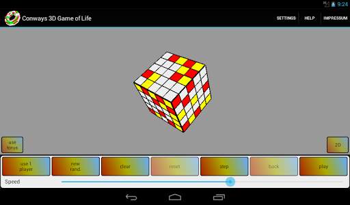 Conways 3D Game of Life स्क्रीनशॉट 7