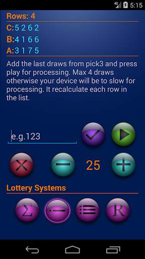 Pick 3 lottery 4 تصوير الشاشة
