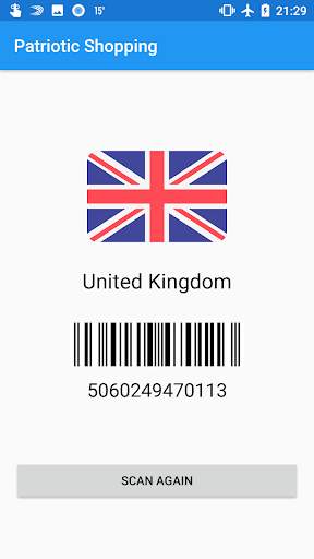 Patriotic Shopping - Barcode scanner screenshot 8