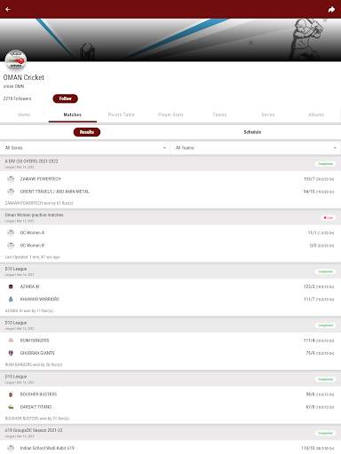 OMAN Cricket screenshot 6