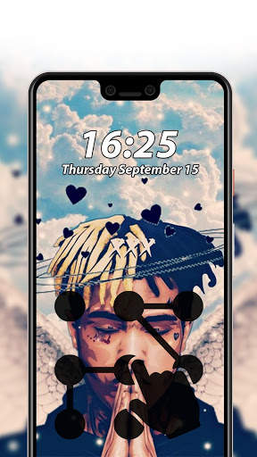 XXXTentacion Pattern Lock Screen 🔒 screenshot 6
