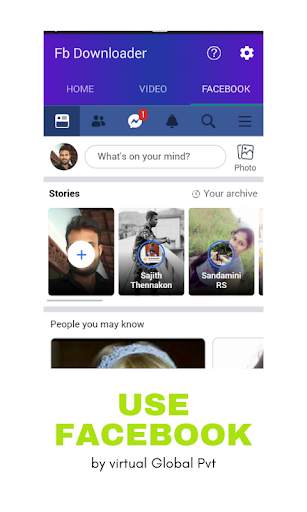 fb  video downloader by link  &  with login - 2020 screenshot 2