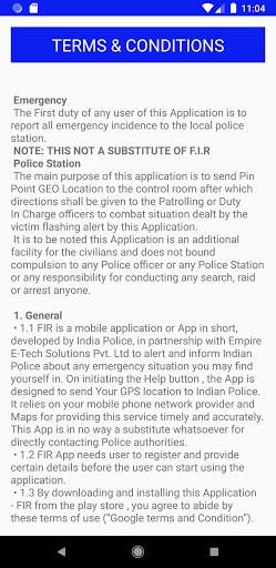 FIR (First Immediate Response) screenshot 3