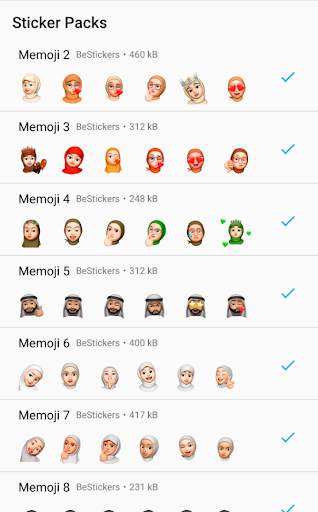 Memoji Muslim Hijab Stickers f screenshot 1