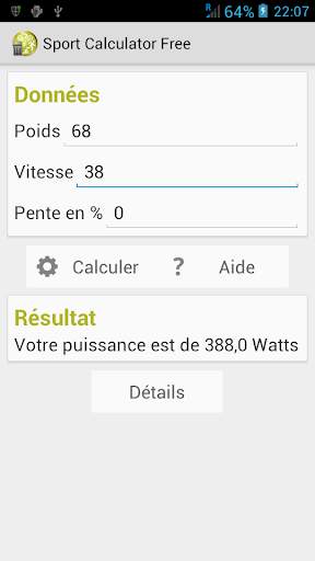 Sport Calculator Free screenshot 3