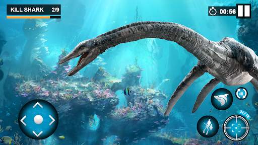 Dino Shark Hunting Shark Games screenshot 3