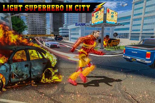 Speed Super Light Hero City Rescue Missions screenshot 5