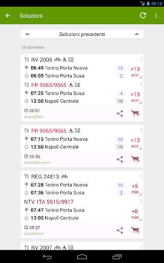 Train Timetable Italy screenshot 9