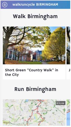 Walk Run Cycle Birmingham screenshot 1