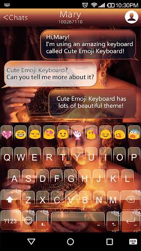 Magic Emoji Keyboard Wallpaper स्क्रीनशॉट 1