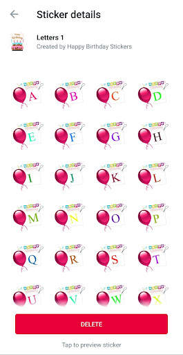 Happy Birthday Stickers for WA screenshot 4