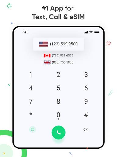 eSim Data   2nd Phone Number. Virtual SIM Numbers screenshot 6