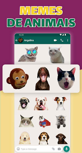 Stickers de Animais WASticker screenshot 2