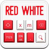 Red White Keyboard 10001005