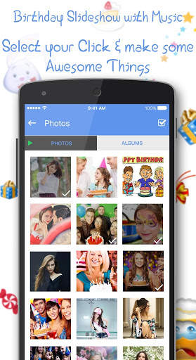 Birthday Slideshow with Song screenshot 2