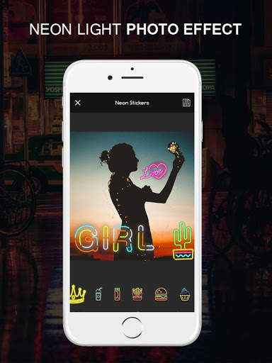 Neon Light Photo Effect 3 تصوير الشاشة