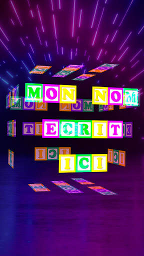 3D Mon Nom Fond d'écran animé screenshot 7