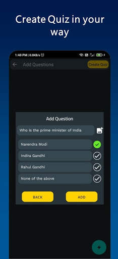 Quix - Create, Join,Share Q-Room & Explore Quizzes screenshot 4