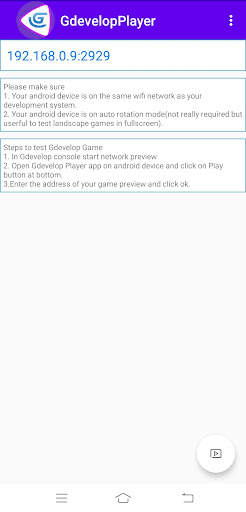 Gdevelop Player screenshot 1
