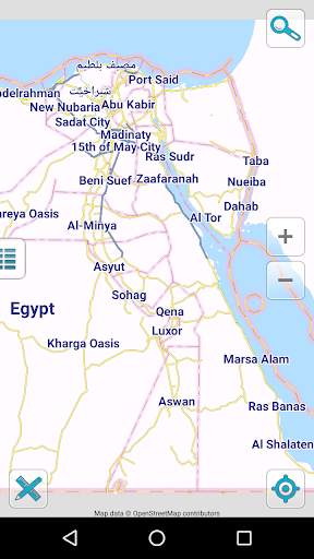 Map of Egypt offline screenshot 1