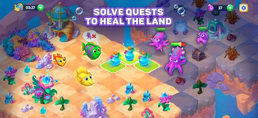 Sea Merge! Fish Games in Aquarium & Ocean Puzzle screenshot 3