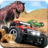 Dino World Car Racing icon