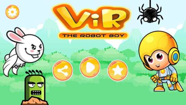 Vir jump The Robot Run Boy screenshot 1