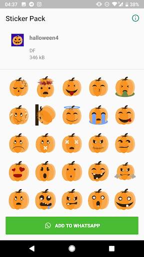 Halloween Stickers for WhatsApp & WAStickerApps screenshot 2