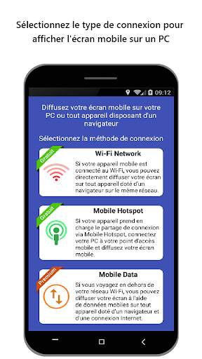 Screen Cast - Voir Mobile sur PC screenshot 1
