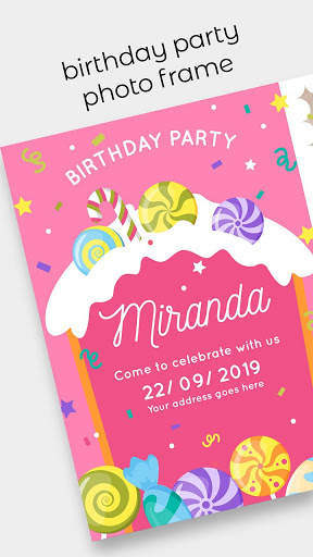 Birthday Invitation Card Maker screenshot 1