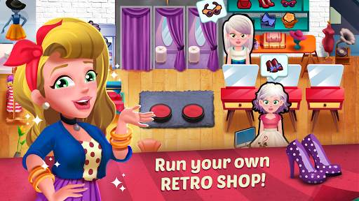 Retro Style Dash - Fashion Shop Simulator Game скриншот 1