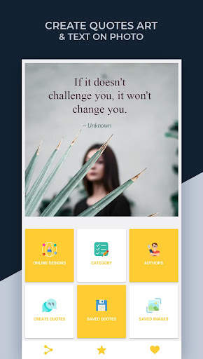 Quotes Maker - Name Art Quotes Creator App screenshot 1