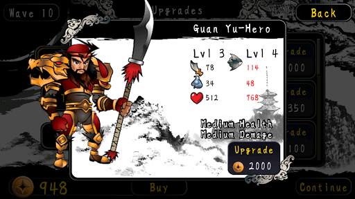 Three Kingdoms Defense - Five Tiger Generals screenshot 4