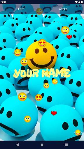 Cute Emoji Live Wallpaper screenshot 2