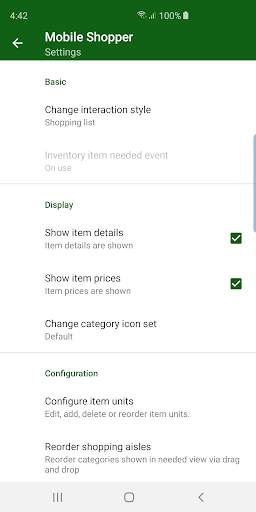 Mobile Shopper - Shopping List, Free, Fast, Small screenshot 5