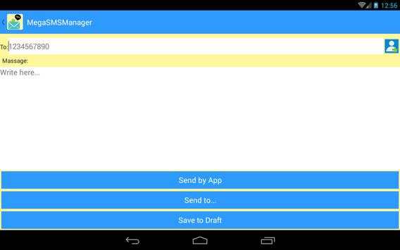 Mega SMS Manager Plus screenshot 13
